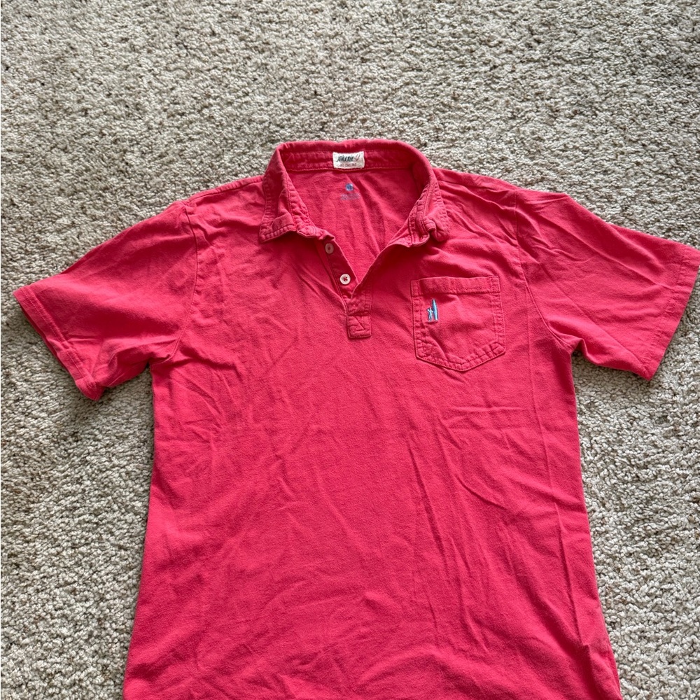 johnnie-O Short Sleeve Polo in Red Youth 12